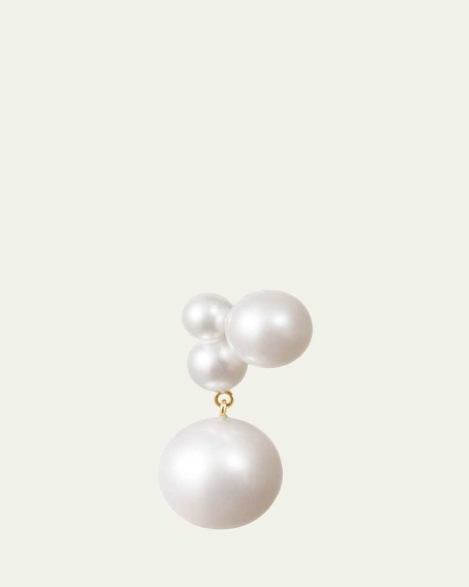 14K Yellow Gold Stella Freshwater Pearl Earring, Single (Right)